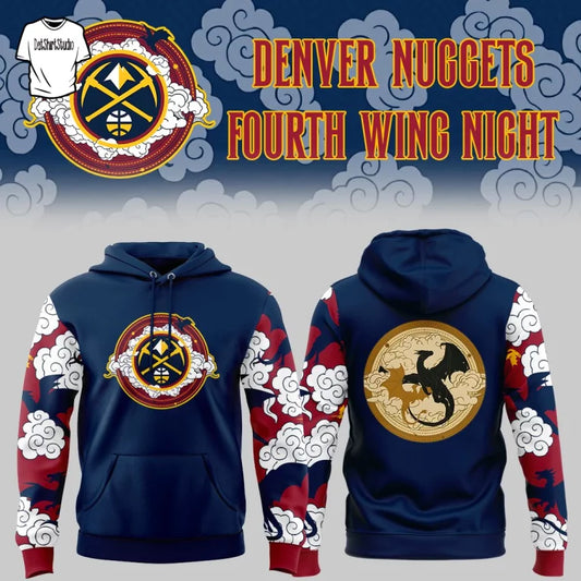Denver Nuggets Merch x Fourth Wing Night 2026 Hoodie Special