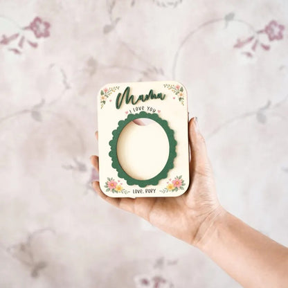 Personalized Photo Magnet for Mom, Love You Magnetic Picture Frame, Mother's Day Gift