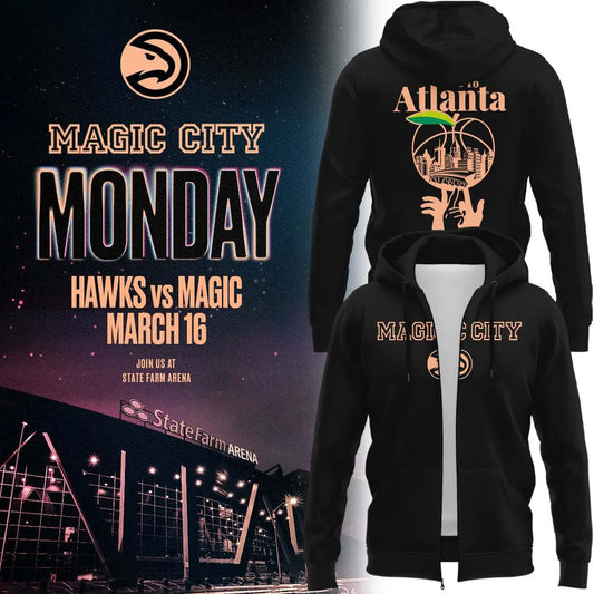 Atlanta Hawks 2026 Magic City True To Atlanta Zip Hoodie