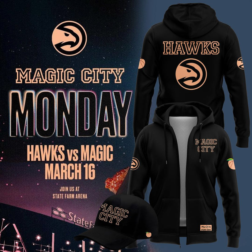 Atlanta Hawks 2026 Magic City True To Atlanta Zip Hoodie
