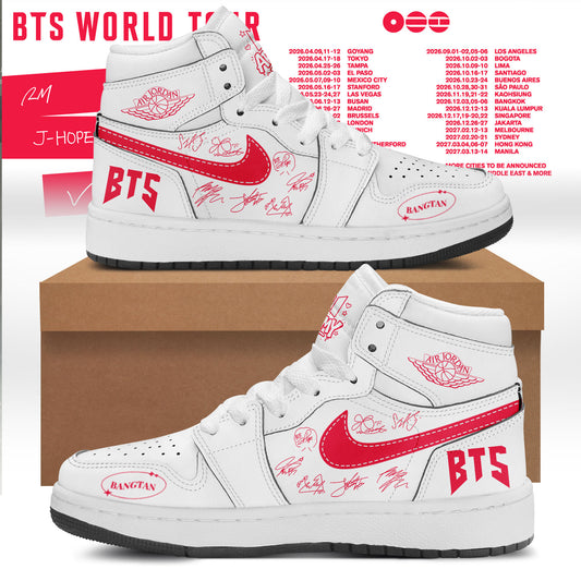 BTS World Tour 2026 Limited Edition AJ1 Sneakers