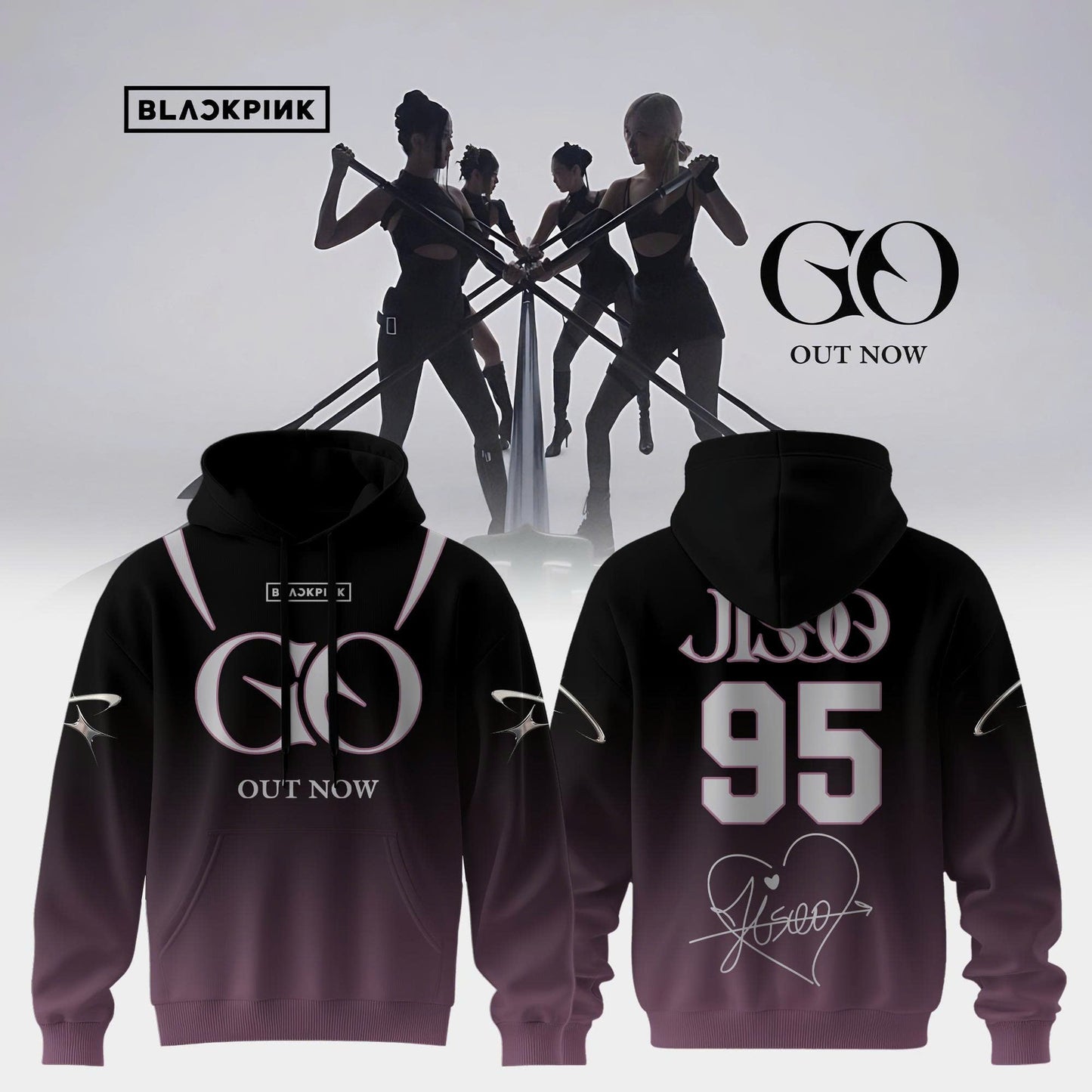 BLACKPINK ‘GO’ OUT NOW – Hoodie ( Jisoo )