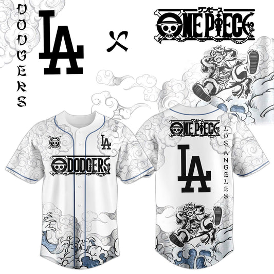 LAD x Luffy Gear 5 Baseball Jersey
